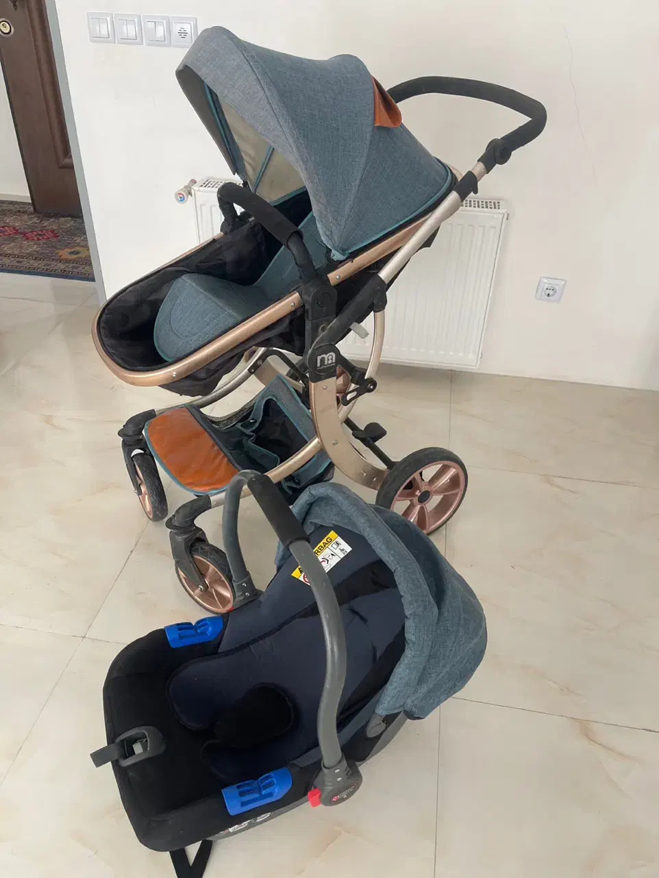 کالسکه و کریر برند mothercare|کالسکه و لوازم جانبی|همدان, |دیوار