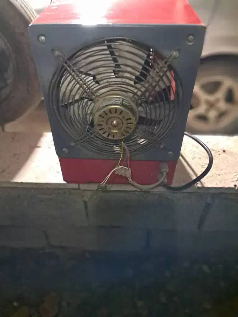هیتر برقی صنعتی فن دار تکنو دیزاین تک فاز 4500|بخاری، هیتر، شومینه|رباطکریم, یقه|دیوار