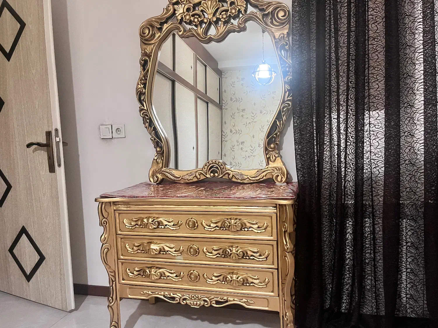 سرویس خواب چوبی|تخت و سرویس خواب|قزوین, |دیوار