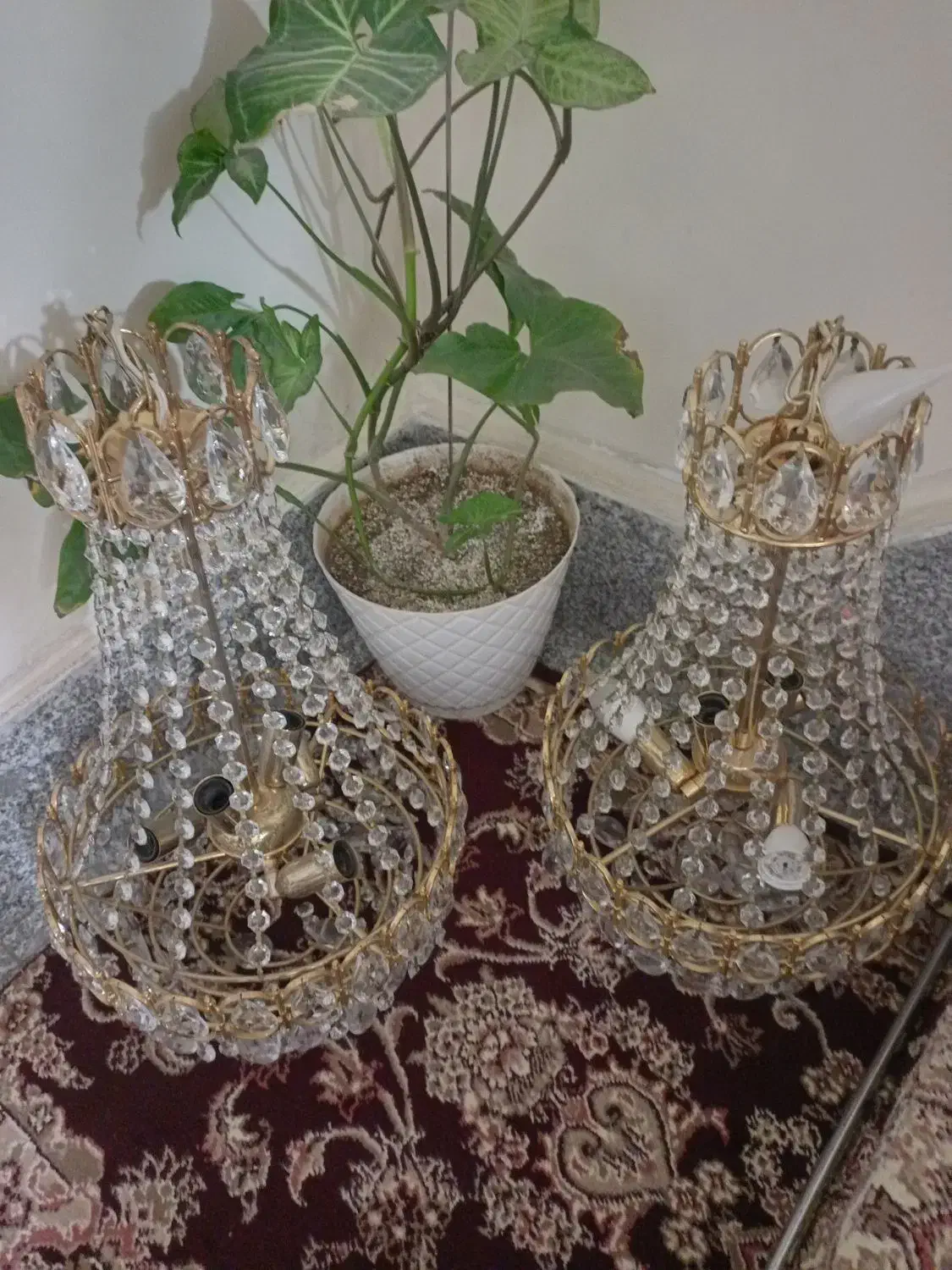 لوستر برنز|لوستر و چراغ آویز|تبریز, |دیوار