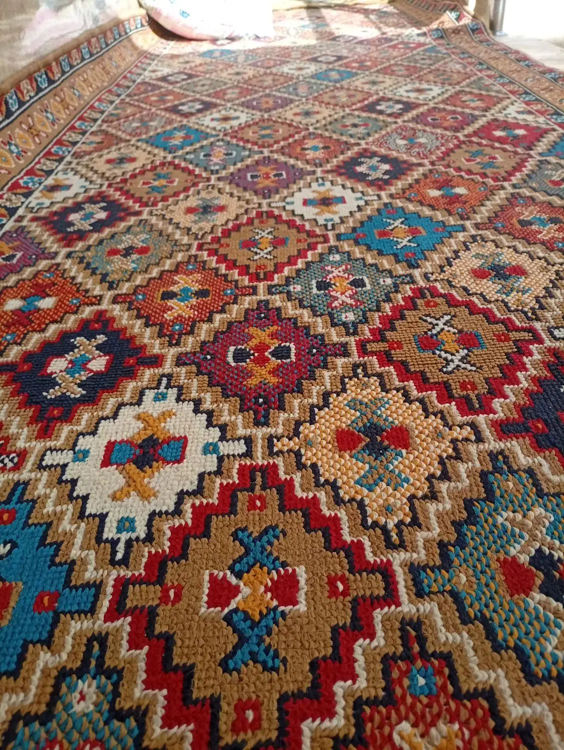 گلیم فرش|گلیم، جاجیم، گبه|ساوه, |دیوار