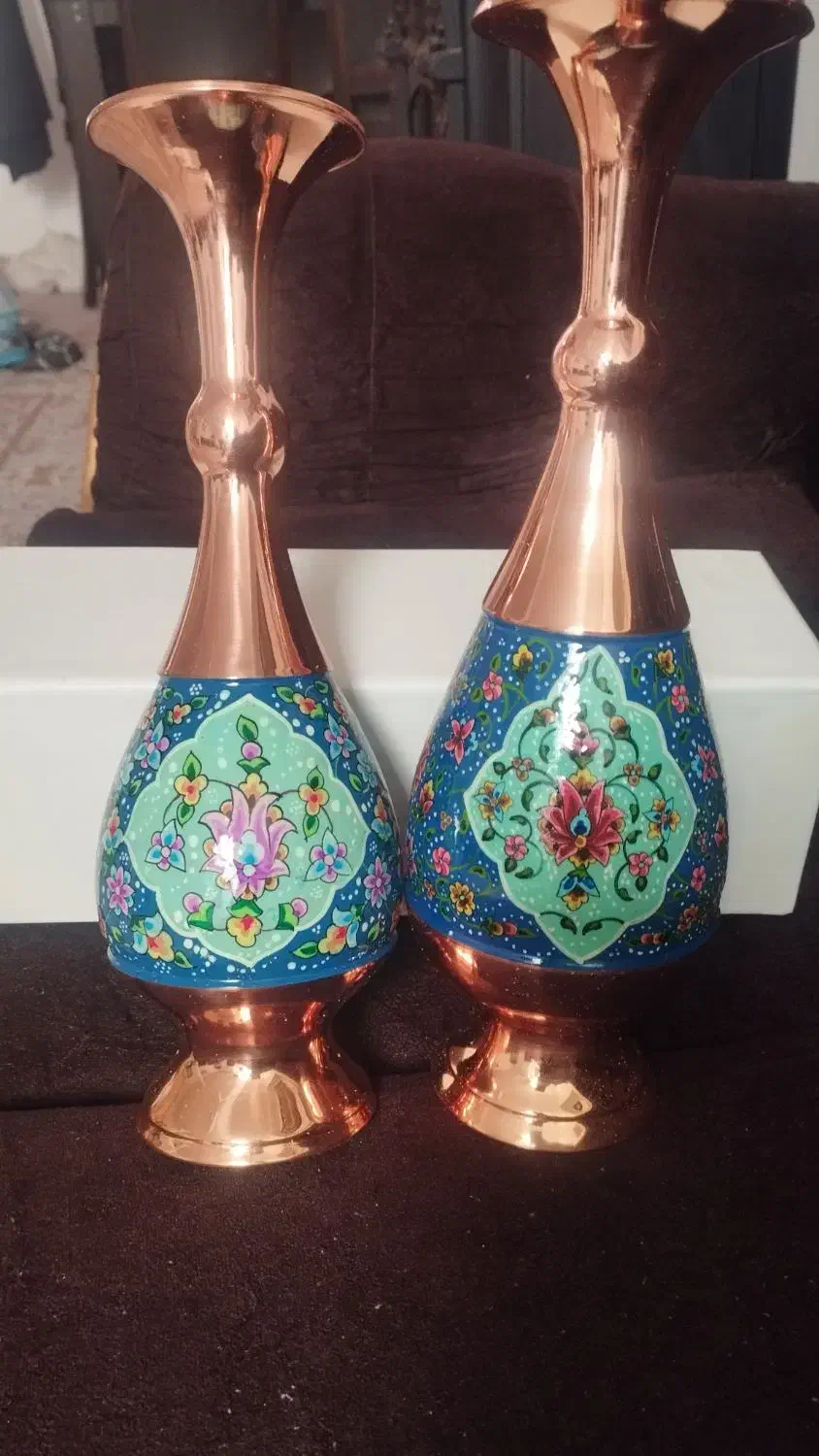 گلدان مسی|صنایع دستی و سایر لوازم تزئینی|مشهد, کلاته برفی|دیوار