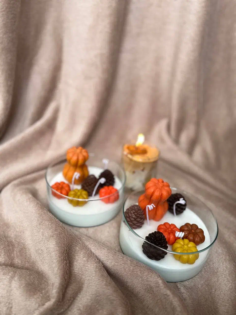 شمع شات پاییزی|صنایع دستی و سایر لوازم تزئینی|کاشان, زیدی|دیوار