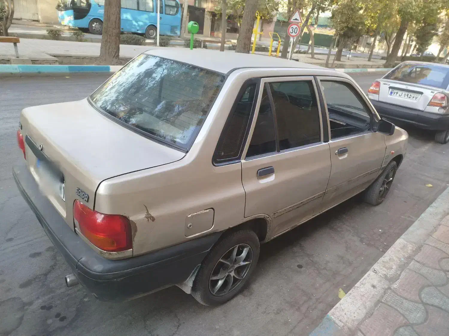 پراید87بژ دوگانه بدون رنگ درجه یک|خودرو سواری و وانت|اصفهان, گلزار|دیوار