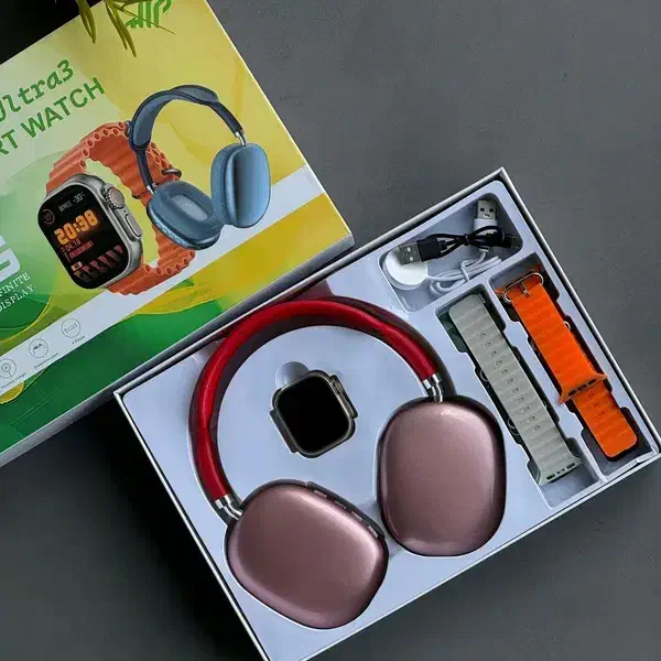 ساعت هوشمند H27 ULTRA3 به همراه هدفون طرح P9|ساعت|شیراز, زند|دیوار