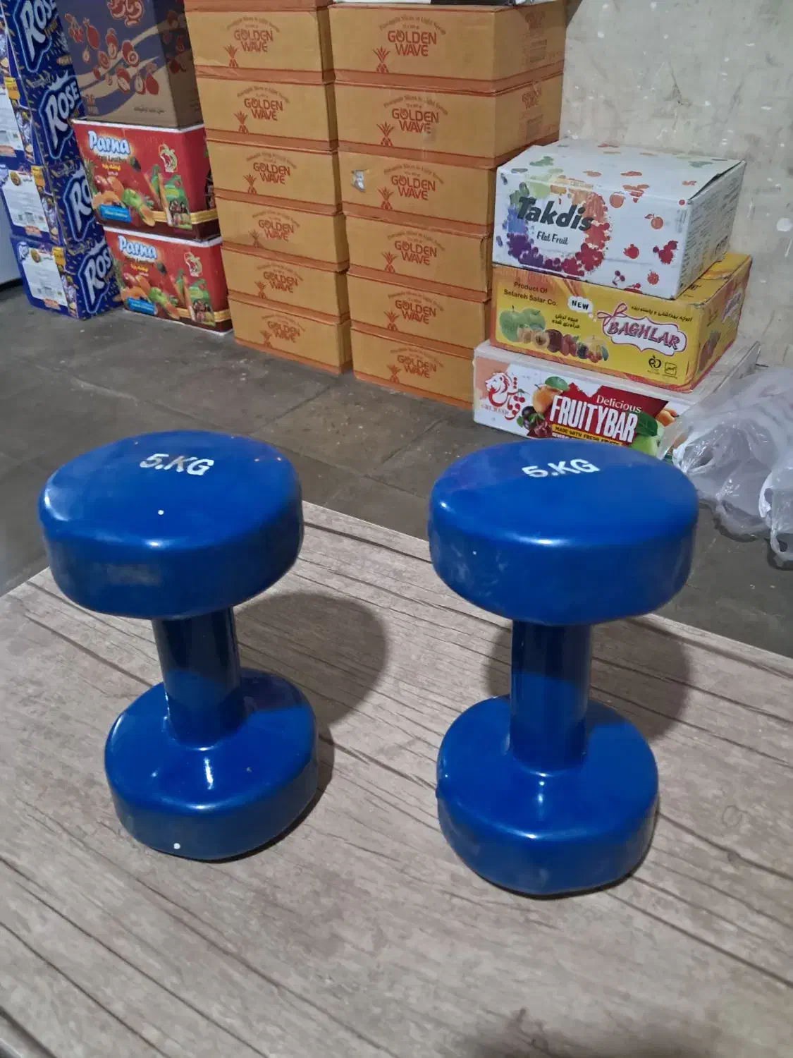 دمبل(وزنه) 5کیلوگرمی مخصوص بدنسازی وتناسب اندام|تجهیزات ورزشی|کرج, چهارصد دستگاه|دیوار