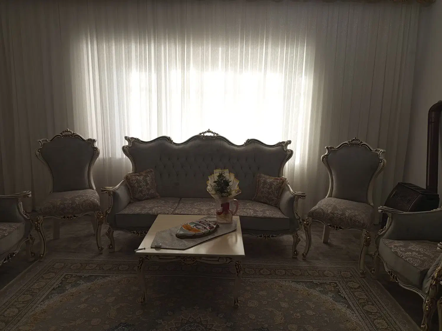 مبل سلطنتی ۹نفره با جلو مبلی|مبلمان خانگی و میز عسلی|ارومیه, |دیوار