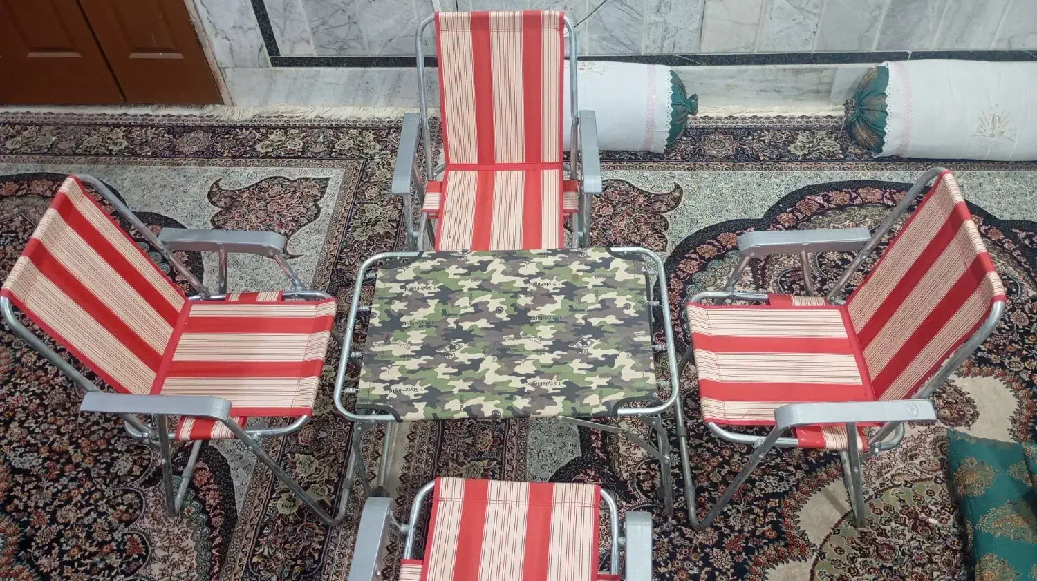 صندلی مسافرتی تاشو|صندلی و نیمکت|زاهدان, |دیوار