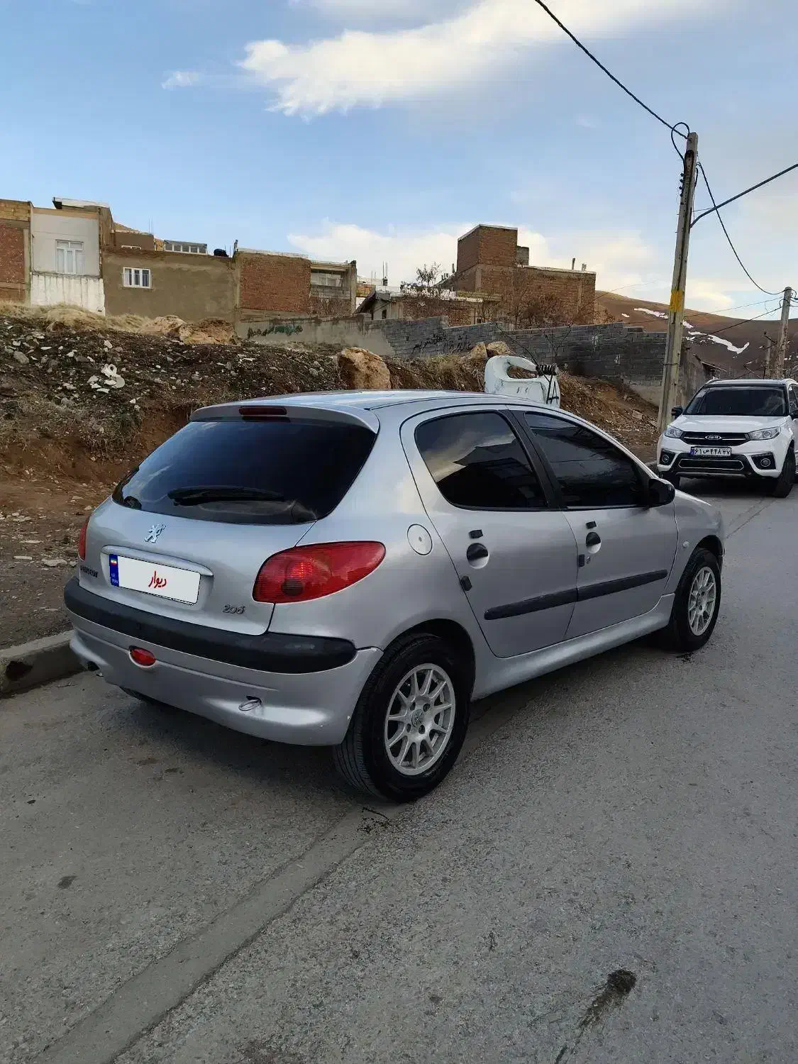 پژو206تیپ2مدل83|خودرو سواری و وانت|مهاباد (آذربایجان غربی), |دیوار