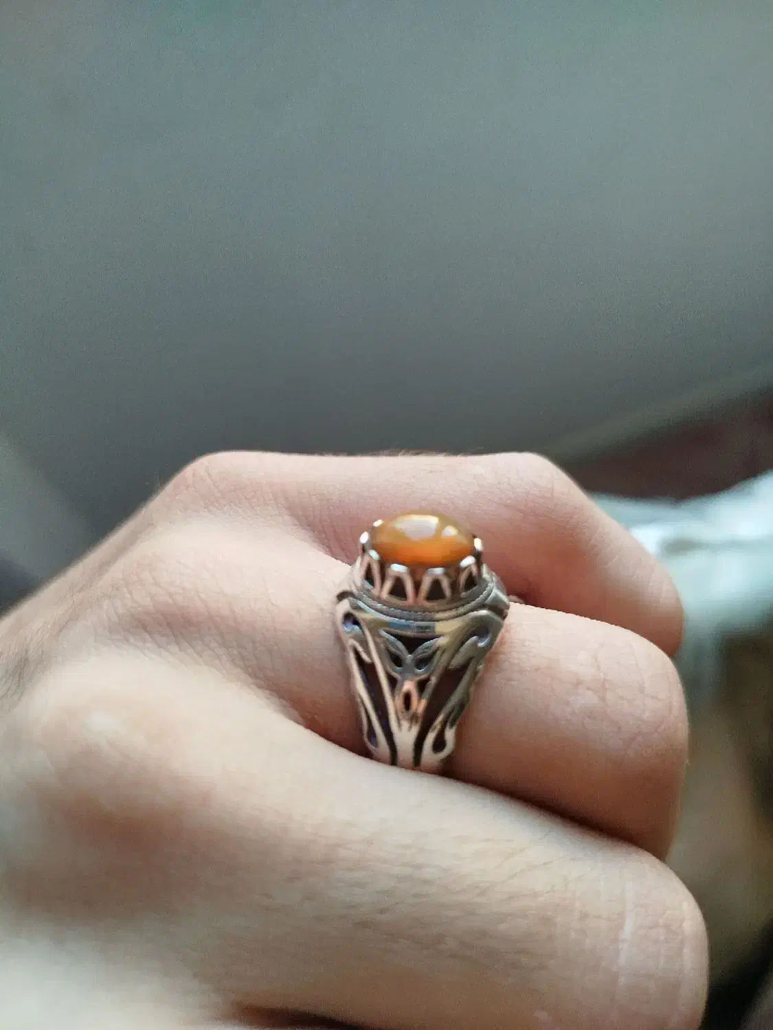 انگشتر نقره|جواهرات|ایلام, |دیوار