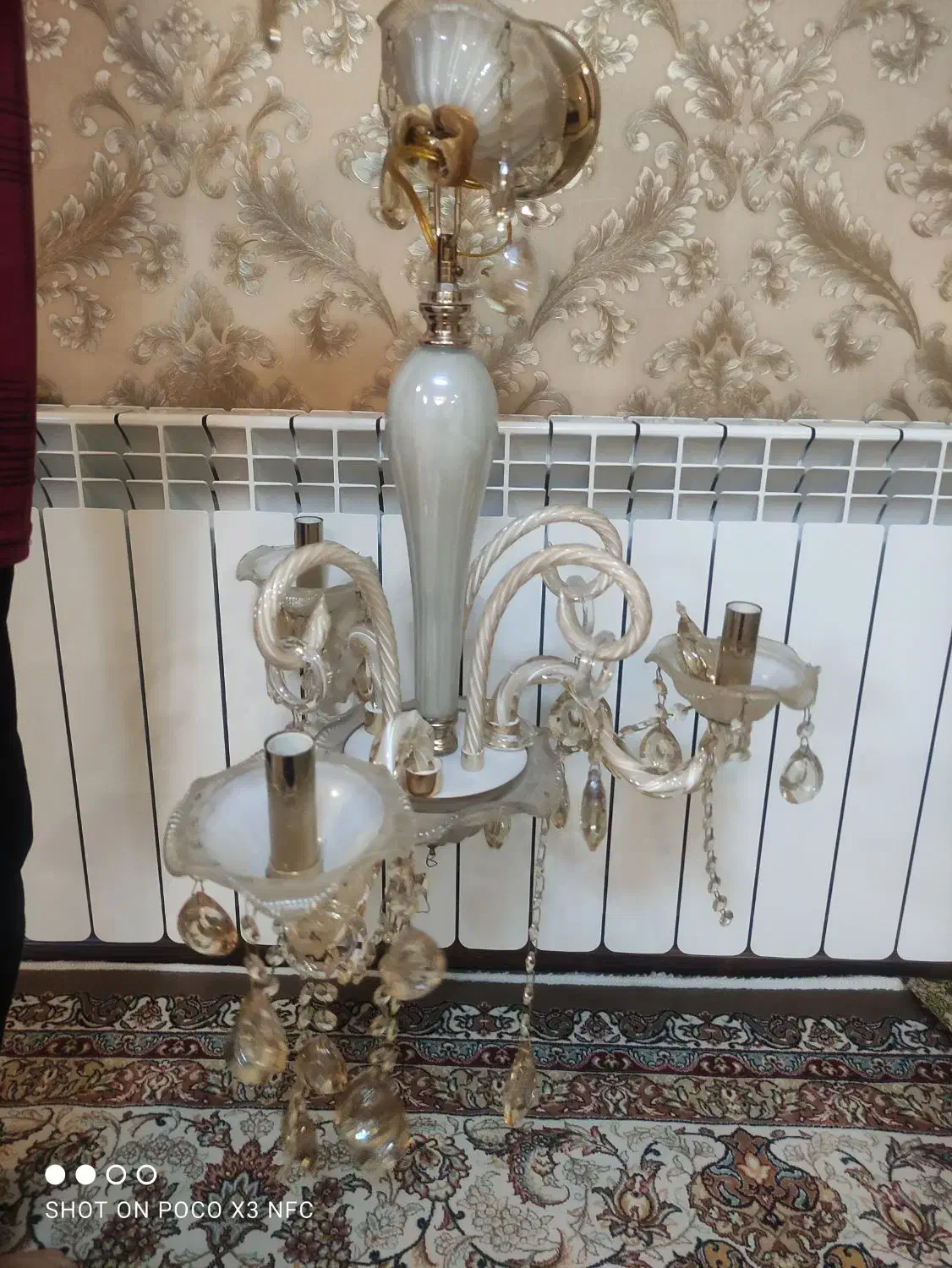 لوستر|لوستر و چراغ آویز|همدان, |دیوار