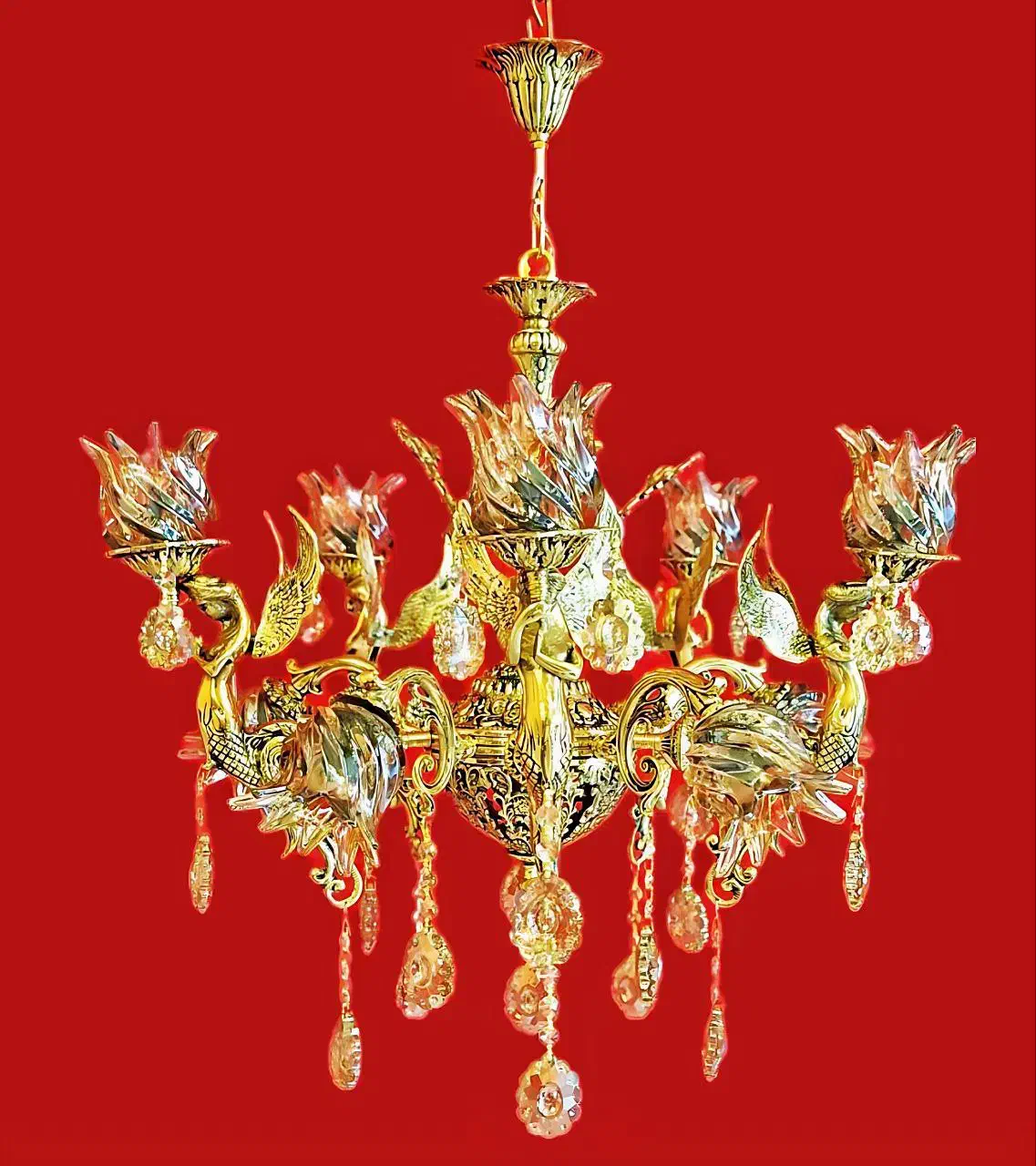 لوستر های برنزی جدید|لوستر و چراغ آویز|قم, شهرک امام حسن|دیوار