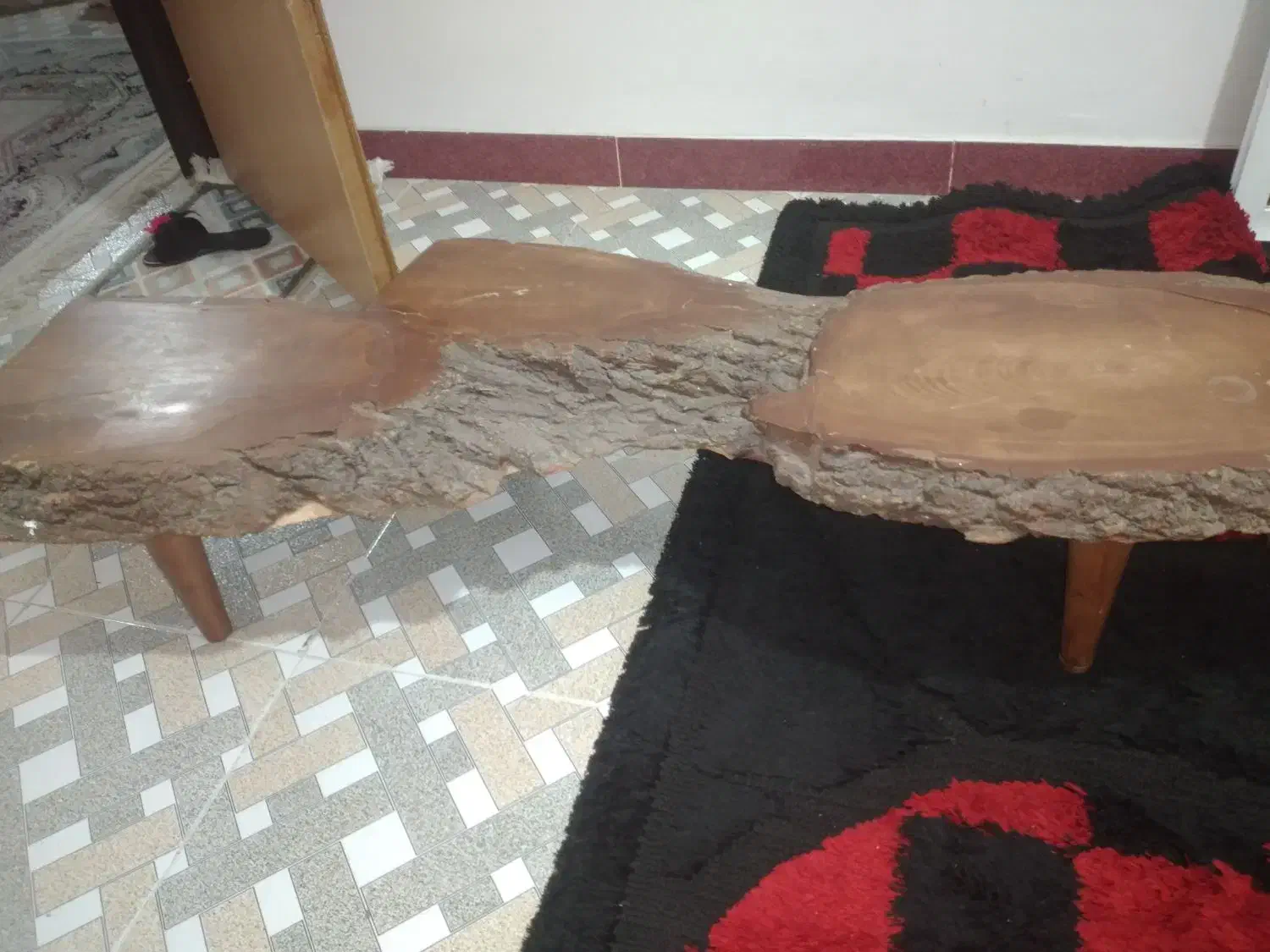 میز سلف تنه درخت توت|کافیشاپ و رستوران|محمدشهر, سیدآباد|دیوار