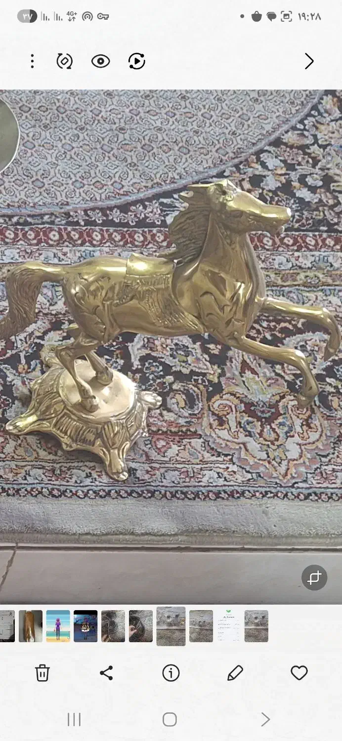 اسب برنجی|مجسمه، تندیس، ماکت|اردبیل, |دیوار