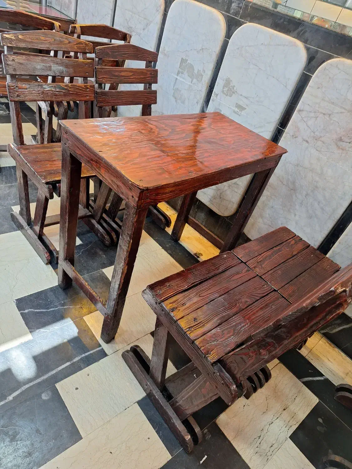 میزوصندلی چوب نراد|کافی‌شاپ و رستوران|آمل, |دیوار