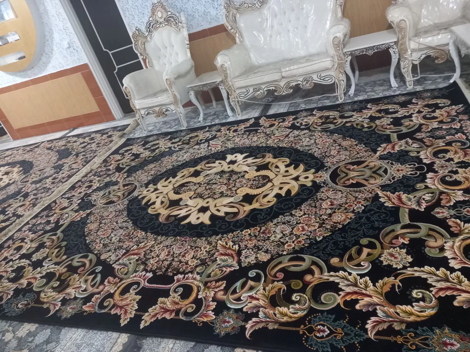 ۹متری|فرش|رومشکان, |دیوار