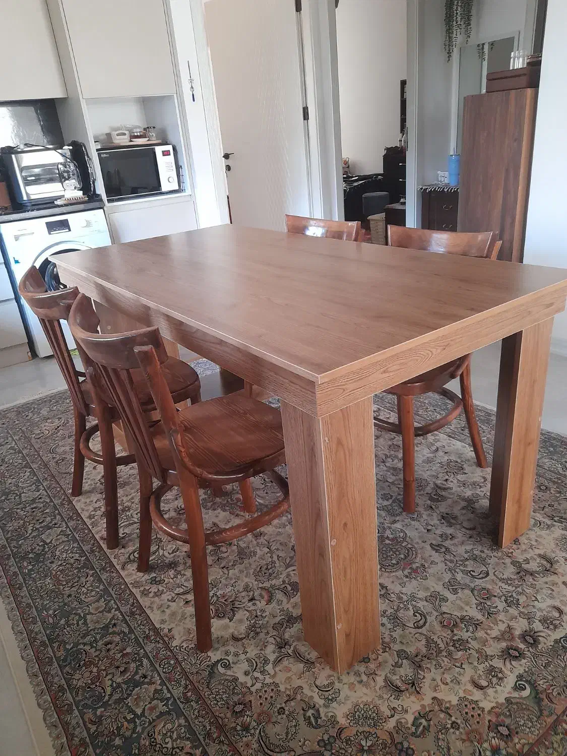 فروش میز غذاخوری ام دی اف کاملا نو|میز و صندلی غذاخوری|ساری, |دیوار