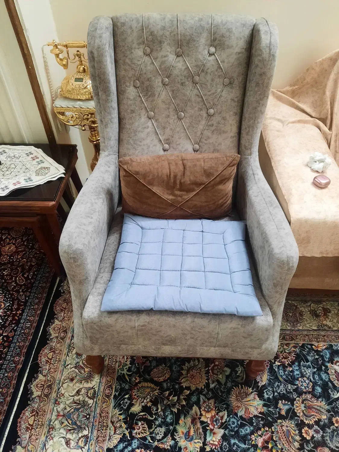 دو عدد صندلی راحتی|مبلمان خانگی و میز عسلی|تهران, خزانه|دیوار