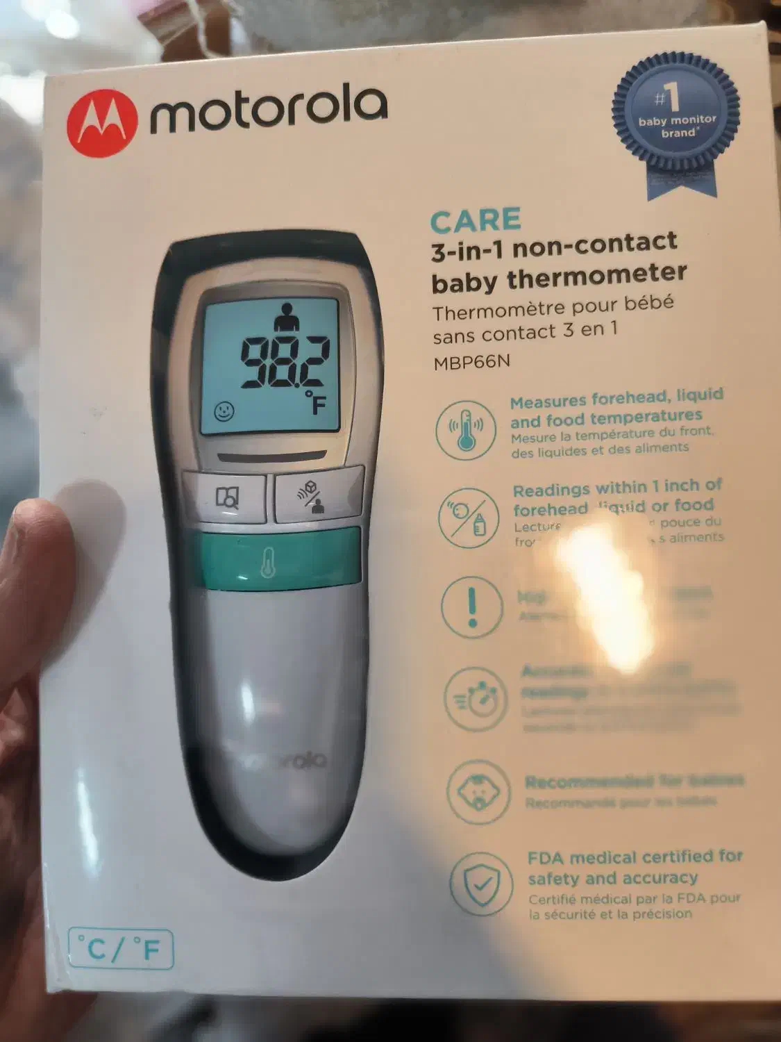 تب سنج لیزری نوزاد  برند معتبر موتورلا|اسباب و اثاث بچه|تهران, حشمتیه|دیوار