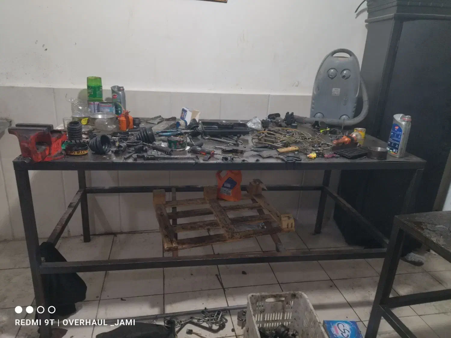 میز کار تعمیرگاه|ابزارآلات|گلبهار, شهر جدید گلبهار|دیوار