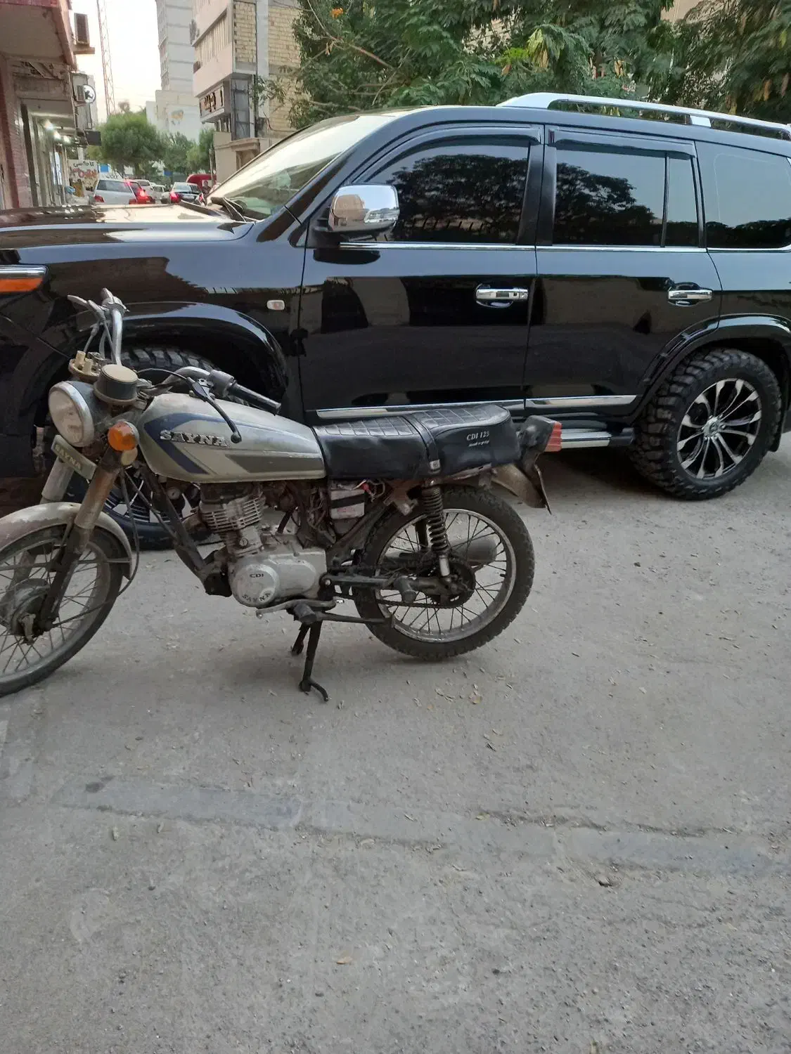 موتور طرح قدیم پلاک ملی|موتورسیکلت|بندرعباس, |دیوار