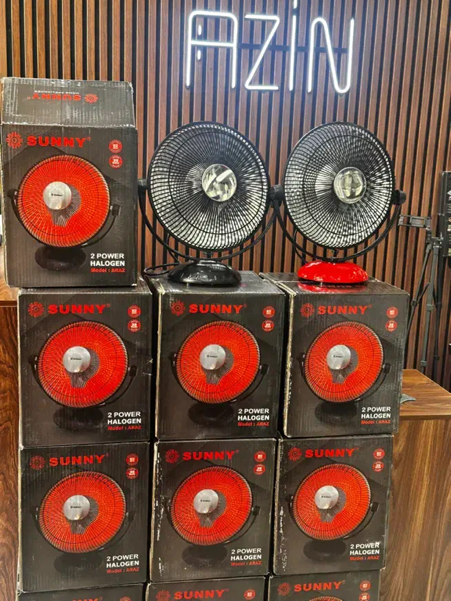 بخاری برقی رومیزی طرح پنکه|بخاری، هیتر، شومینه|قم, کیوانفر|دیوار