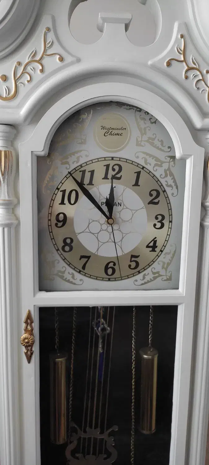 ساعت ایستاده سفید رنگ|ساعت دیواری و تزئینی|همدان, |دیوار