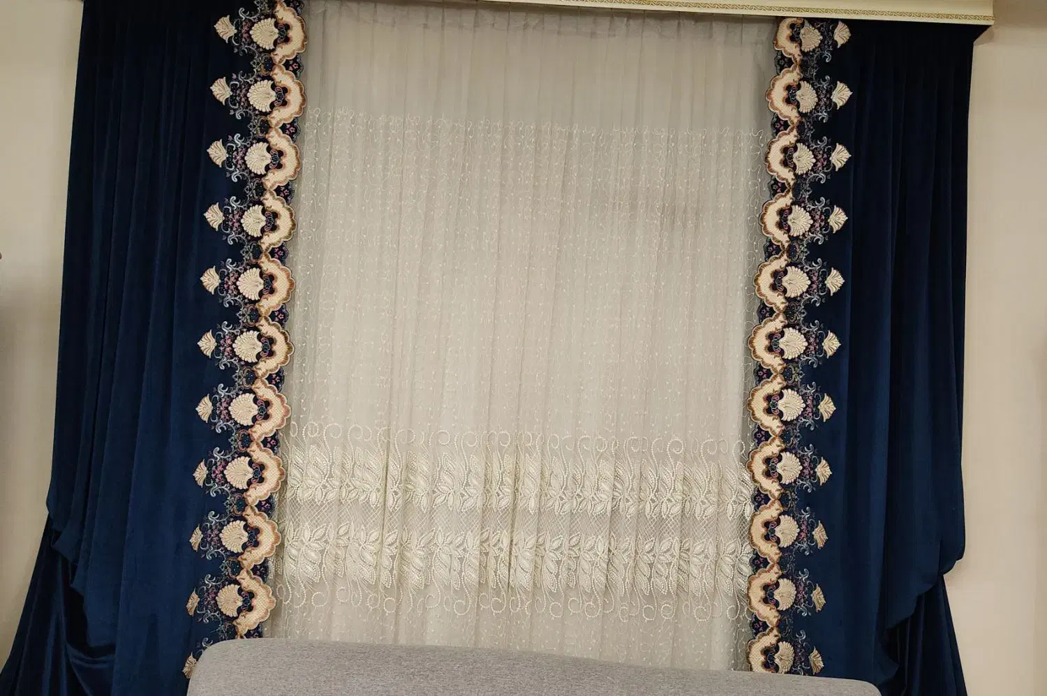 پرده والان با گیپور|پرده، رانر، رومیزی|قدس, شهر‌قدس|دیوار