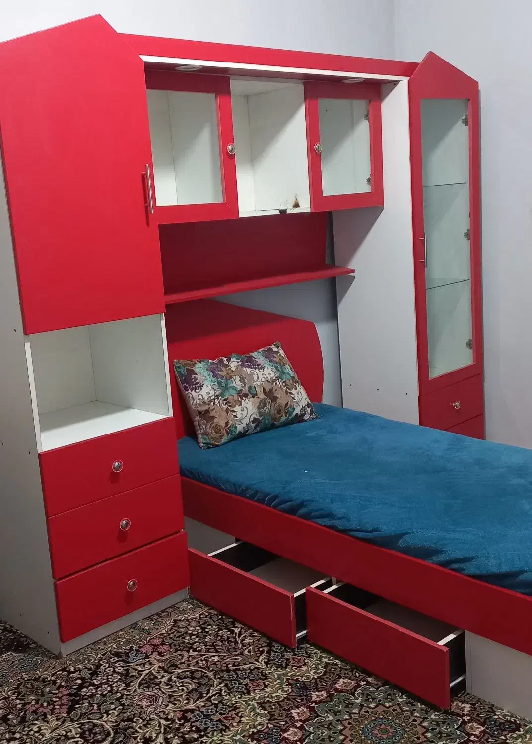 سرویس خواب نوجوان ، جوان|تخت و سرویس خواب|رفسنجان, |دیوار