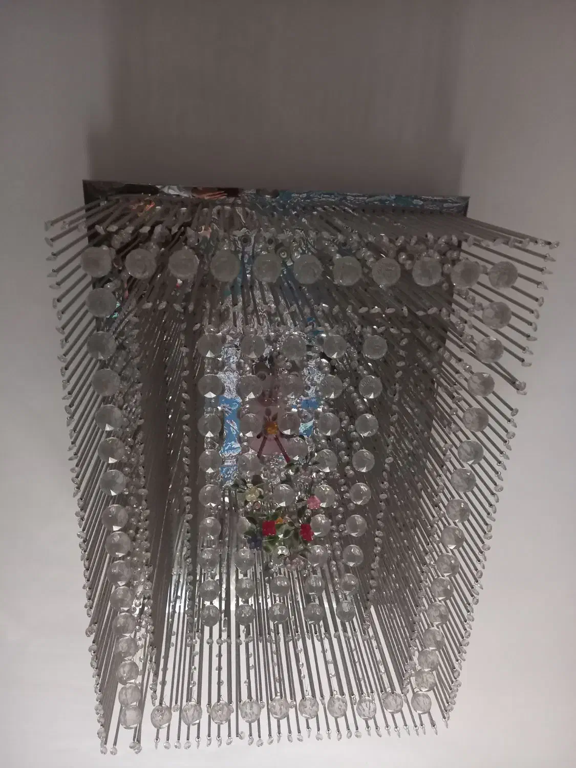 لوستر در حد نو سالم واستیل کنترل دار  سه حالت  روش|لوستر و چراغ آویز|رشت, کوی حسینی|دیوار