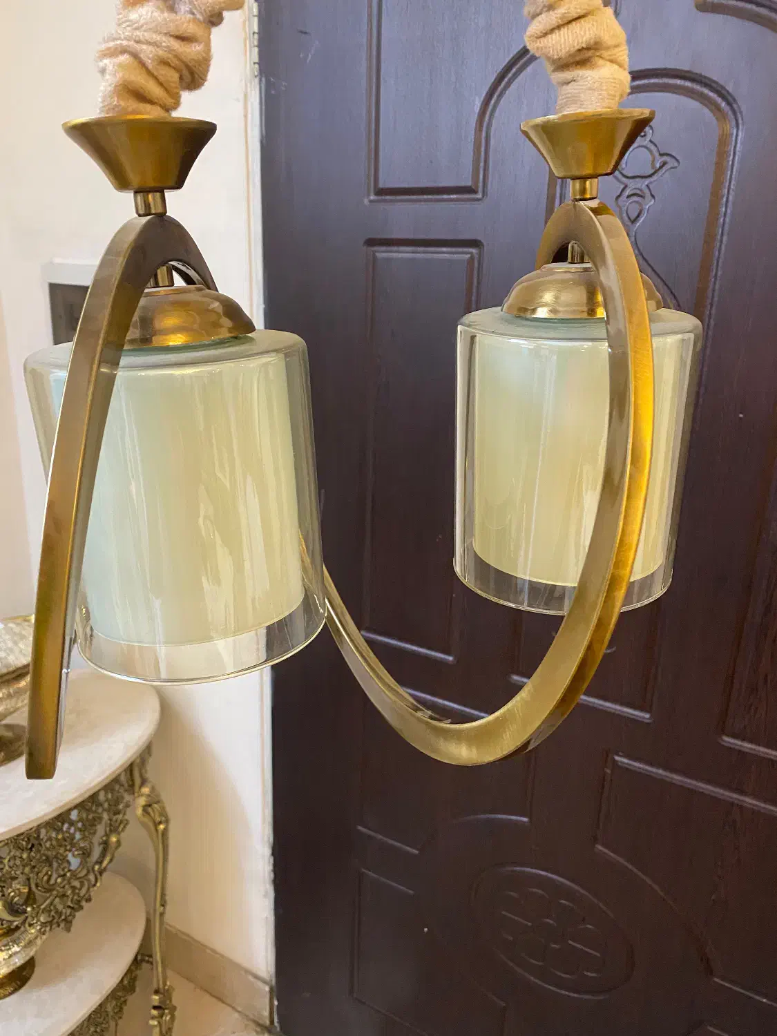 دو عدد لوستر دو شاخه|لوستر و چراغ آویز|تهران, فلاح|دیوار