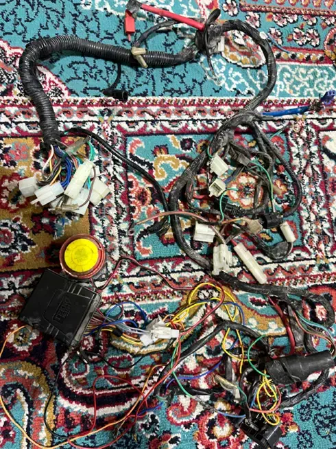 سیم کشی هندا نیمه انژکتور نامی با دزدگیر|قطعات یدکی و لوازم جانبی|سیرجان, |دیوار