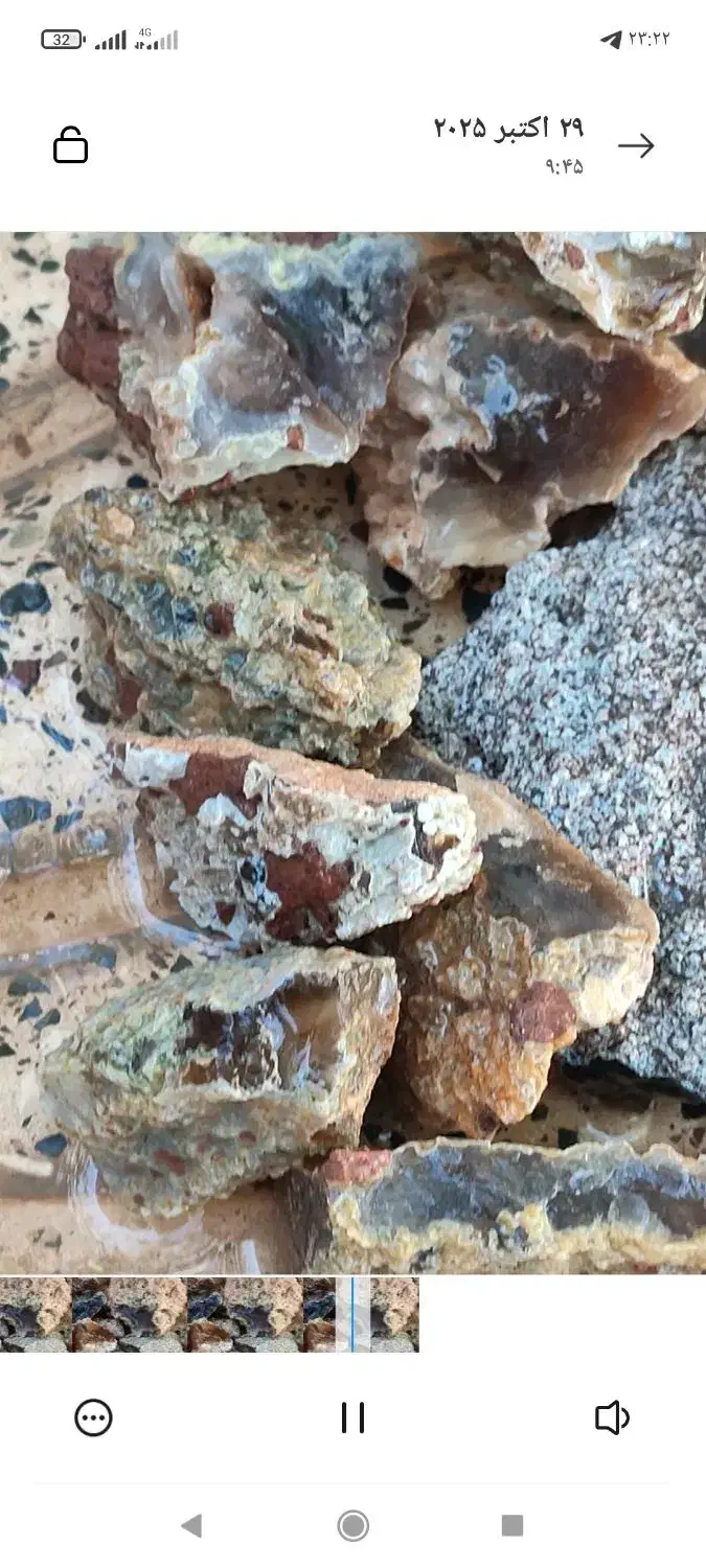 سنگ سوسنی و خرمایی|جواهرات|اردکان, |دیوار