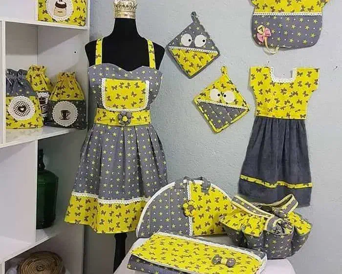 دوخت انواع سرویس اشپزخانه|سفره، حوله، دستمال آشپزخانه|بیرجند, |دیوار