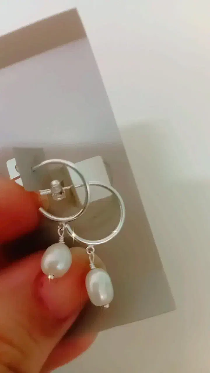 گوشواره ایتالیایی نقره و نیم ست ژوپینگ نونو|بدلیجات|همدان, |دیوار