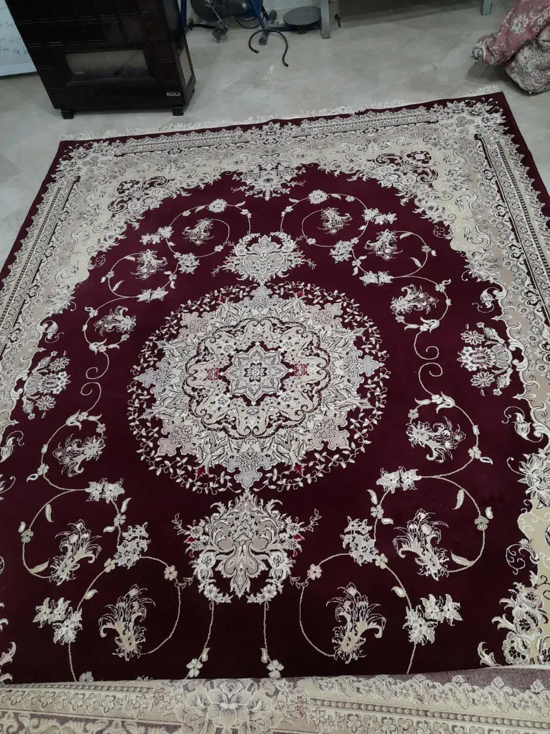 فرش ۱۲ متری|فرش|کرمانشاه, |دیوار