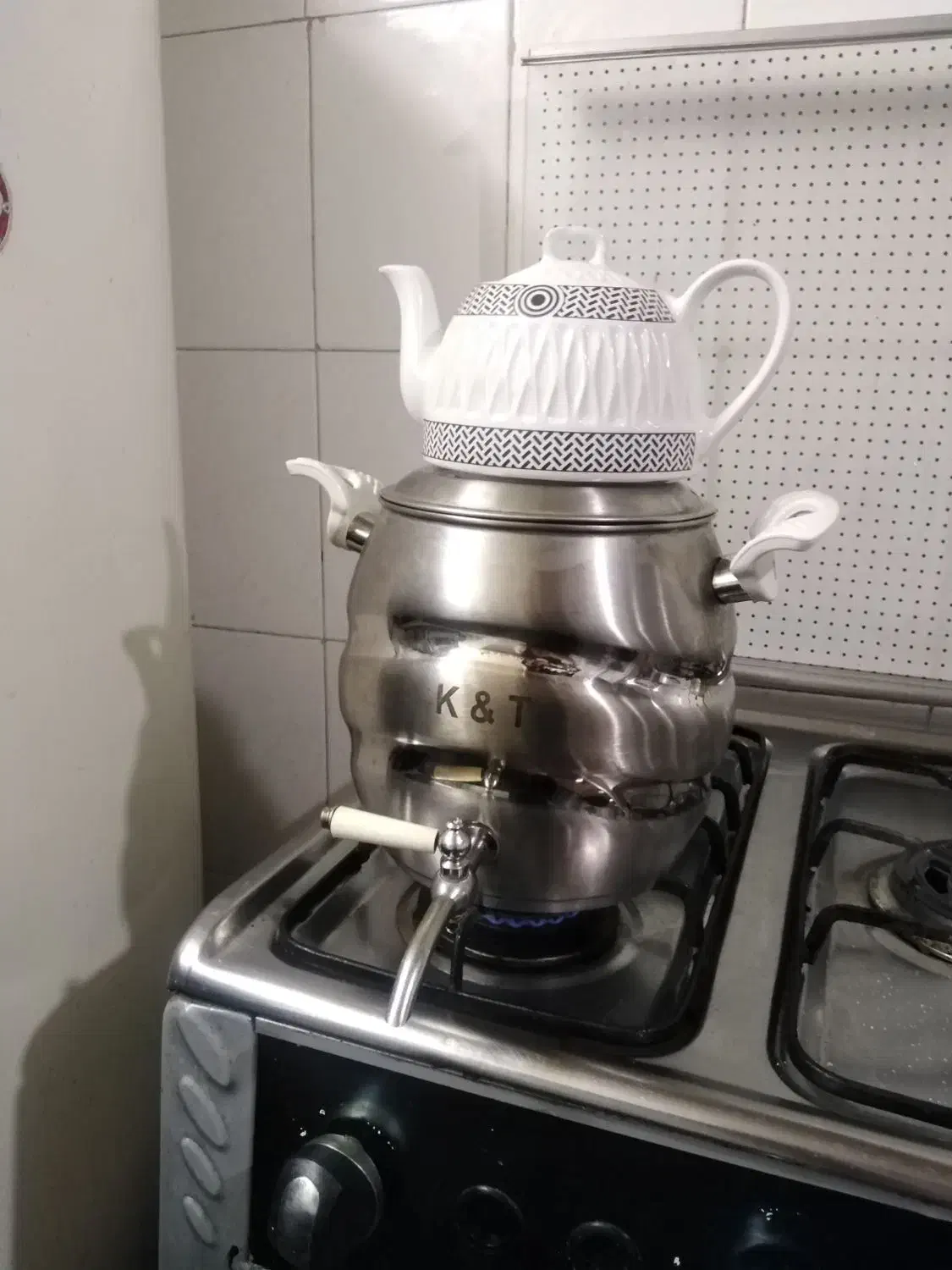 کتری و قوری سماور|قوری، کتری، قهوه‌ساز دستی|یزد, |دیوار