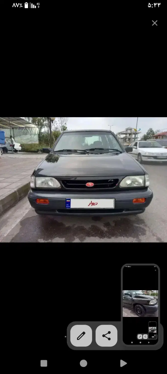 پراید مدل 83|خودرو سواری و وانت|رشت, لاکان شهر|دیوار