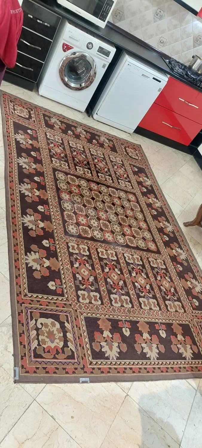 گلیم فرش ۶ متری|گلیم، جاجیم، گبه|خمینیشهر, |دیوار