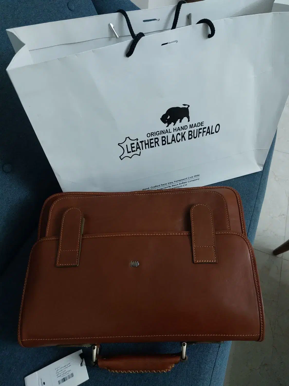 کیف اداری چرم بوفالو مردانه آک|کیف، کفش، کمربند|شاهینشهر, شهرک هشت بهشت|دیوار