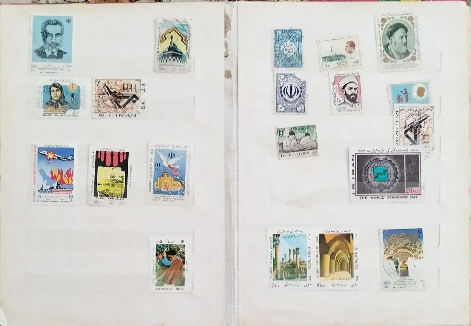 آلبوم تمبر قدیمی|کلکسیون سکه، تمبر، اسکناس|تهران, علم و صنعت|دیوار