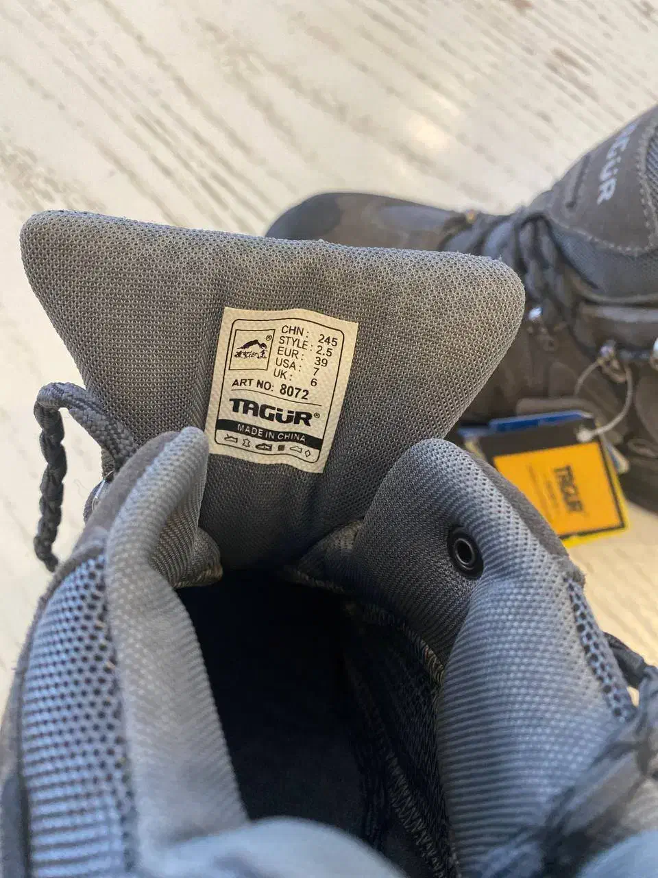 نیم بوت چکمه کوهنوردی روزمره برندTagur سایز 38-39|کیف، کفش، کمربند|مشهد, الهیه|دیوار