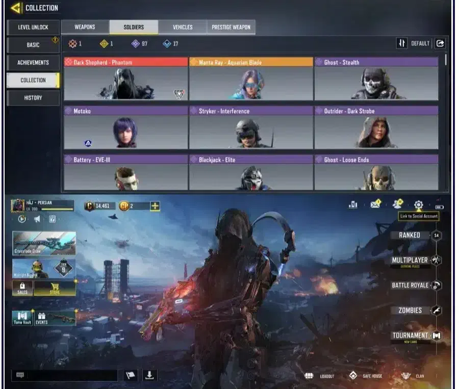 اکانت کالاف|کنسول، بازی ویدئویی و آنلاین|گوهرکوه, |دیوار