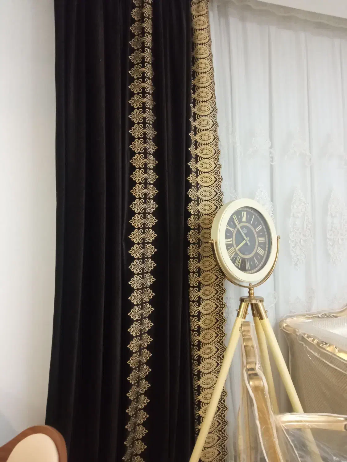 پرده مخمل|پرده، رانر، رومیزی|مشهد, ادیب نیشابوری (شهرک غرب)|دیوار