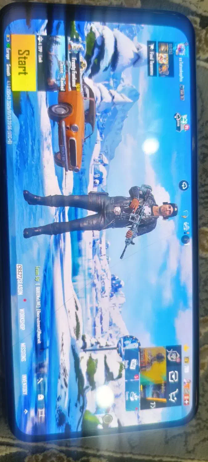 اکانت پابجی امفور یخی لول۲|کنسول، بازی ویدئویی و آنلاین|کرمانشاه, |دیوار