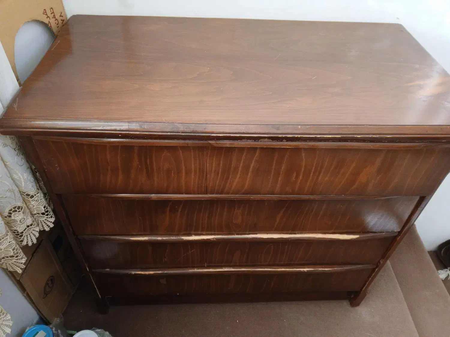 دراور چوبی تمیز|جاکفشی، کمد، دراور|سقز, |دیوار