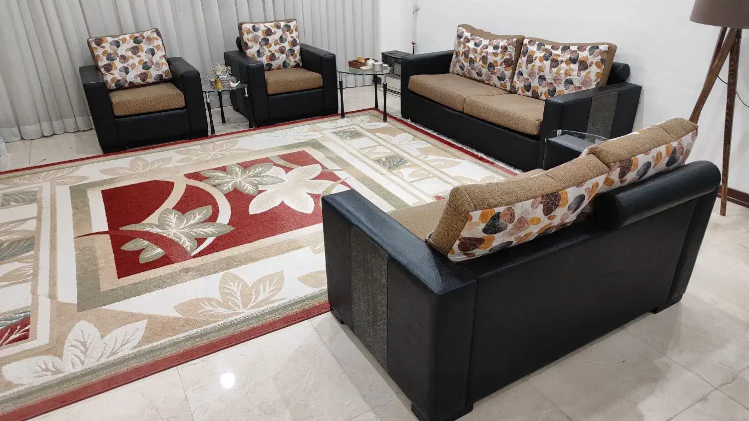 فروش مبل ۷ نفره (کارکرده)|مبلمان خانگی و میز عسلی|اهواز, گلستان|دیوار