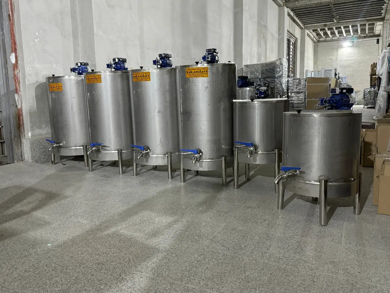 دیگ پخت شیر جوش داغ کن پز پاتیل لبنیاتی رب دامداری|ظروف پختوپز|شاهرود (اردبیل), |دیوار