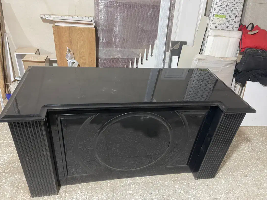 میز مدیریت رنگ پولیشی|مبلمان اداری|قنوات, |دیوار