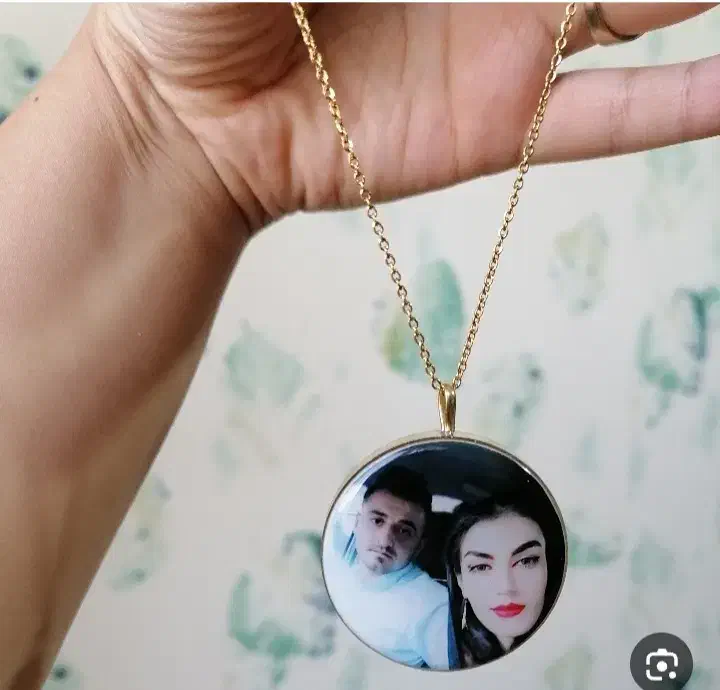 گردنبند عکس رزینی هدیه روز مادر|بدلیجات|گرگان, |دیوار